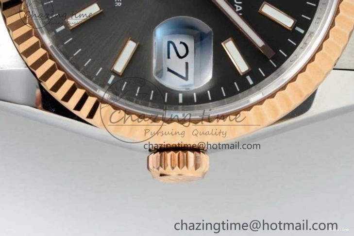 MiroTime 0414 Breathable DateJust 36mm DIWF 1:1 Best Edition 904L Steel Gray Dial on SS RG Oyster Bracelet SA 2310